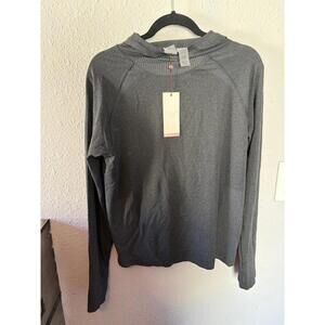NWT Calia Seamless Hooded Long Sleeve Carbon Grey size XL. $60 retail